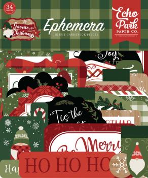 Echo Park - Ephemera - "Gnome For Christmas" - Stanzteile