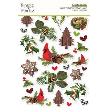 Simple Stories -  Simple Vintage Christmas Lodge - Sticker Book
