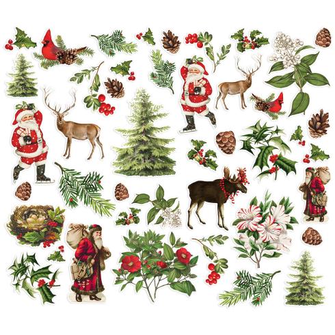 Simple Stories Die Cuts Cardstock Vintage Christmas Lodge Woodland 