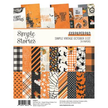 Simple Stories Simple Vintage October 31st  Paper Pad - Designpapier 6x8 Inch