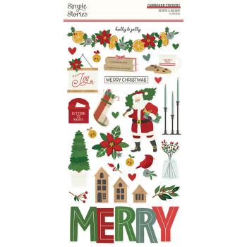 Simple Stories - Stories Hearth & Holiday - Chipboard Sticker 