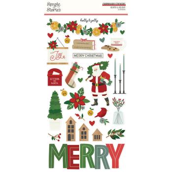 Simple Stories - Stories Hearth & Holiday - Chipboard Sticker 
