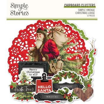 Simple Stories Die Cuts Simple Vintage Christmas Lodge