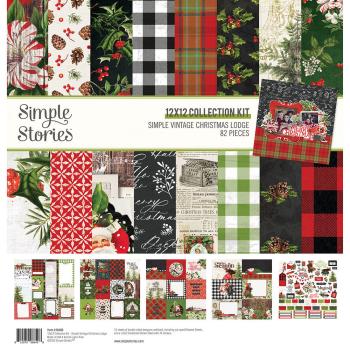 Simple Stories Vintage Christmas Lodge Collection  Kit