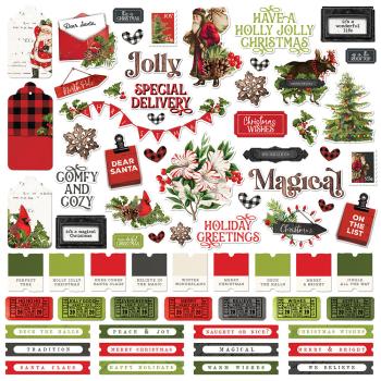 Simple Stories - Simple Vintage Christmas Lodge  - Collectors Essential Kit 
