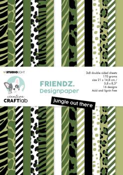 Creative Craft Lab - Studio Light - Paper Pad - Jungle Out There - Papier Pack 