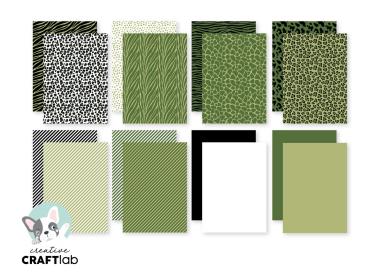 Creative Craft Lab - Studio Light - Paper Pad - Jungle Out There  - Papier Pack 
