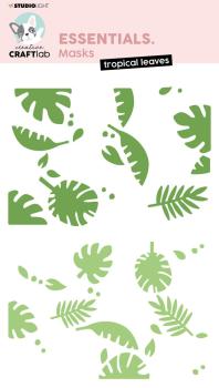 Creative Craft Lab - Studio Light - Layering Stencil -  Tropical Leaves  - Schablone