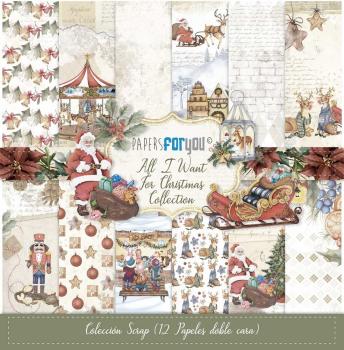 Papers For You - Paper Pad - All I Want For Christmas  - 30,5x32 cm - Paper Pack