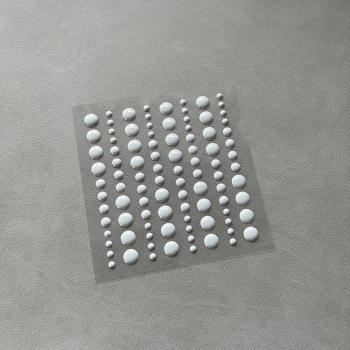 Simple and Basic Adhesive Enamel Dots" Cool Grey " - Klebepunkte