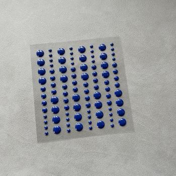 Simple and Basic Adhesive Enamel Dots" Cornflower Blue " - Klebepunkte