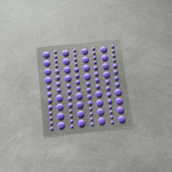 Simple and Basic Adhesive Enamel Dots" Purple " - Klebepunkte