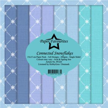 Paper Favourites - "  Connected Snowflakes  " - Paper Pack - 6x6 Inch