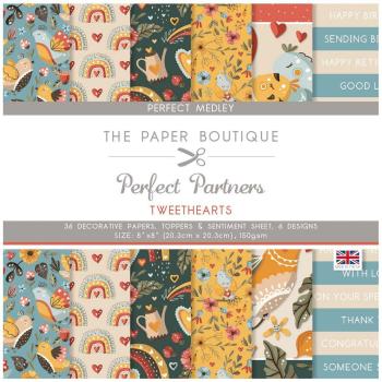 The Paper Boutique - Perfect Partners - Tweethearts - 8x8 Inch - Designpapier