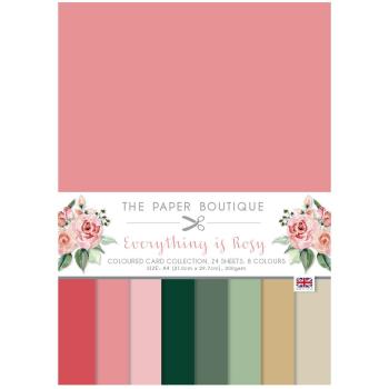 The Paper Boutique - Colour Card Collection  -  Everything Is Rosy - A4 - Cardstock