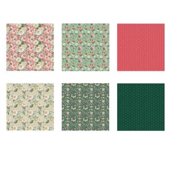 The Paper Boutique - Decorative Paper - Everything Is Rosy - 8x8 Inch - Paper Pad - Designpapier