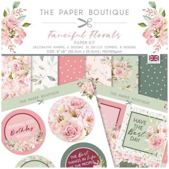 The Paper Boutique - Paper Kit - Fanciful Florals - Die Cut Toppers - Designpapier 