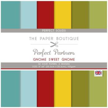 The Paper Boutique - Perfect Partners - Gnome Sweet Gnome - 8x8 Inch - Cardstock