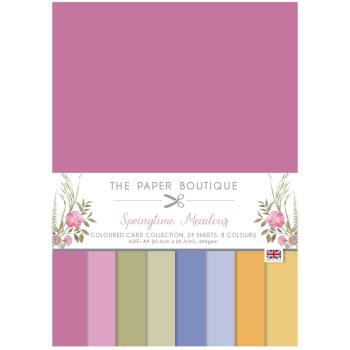The Paper Boutique - Colour Card Collection  -  Spring Meadows - A4 - Cardstock