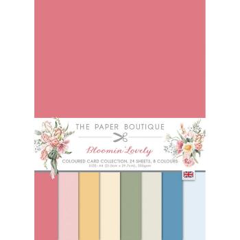 The Paper Boutique - Colour Card Collection  - Blooming lovely - A4 - Cardstock