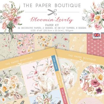 The Paper Boutique - Paper Kit - Blooming lovely - Die Cut Toppers - Designpapier 