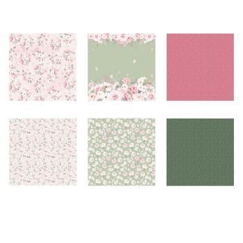 The Paper Boutique - Decorative Paper - Rosy delights  - 8x8 Inch - Paper Pad - Designpapier