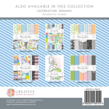 The Paper Boutique - The Artists Collection - Celebration gnomes - 8x8 Inch - Paper Pad - Designpapier