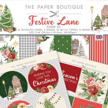 The Paper Boutique - Paper Kit - Festive lane - Die Cut Toppers - Designpapier 
