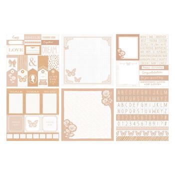 The Paper Boutique - Project Pad -  Everyday shades of Kraft  - 8x8 Inch - Paper Pad - Designpapier