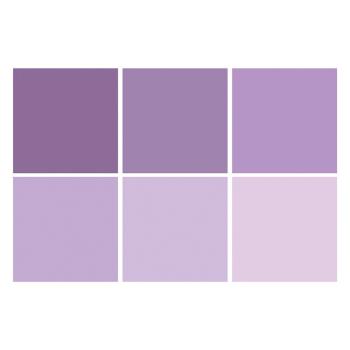 The Paper Boutique - Colour Card -  Everyday shades of Lilac  - 8x8 Inch - Cardstock