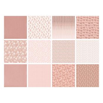 The Paper Boutique - Decorative Paper - Everyday shades of Blush - 8x8 Inch - Paper Pad - Designpapier