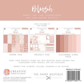 The Paper Boutique - Decorative Paper - Everyday shades of Blush - 8x8 Inch - Paper Pad - Designpapier
