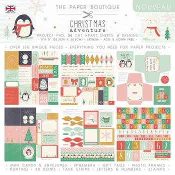 The Paper Boutique - Project Pad - Christmas adventure - 8x8 Inch - Paper Pad - Designpapier