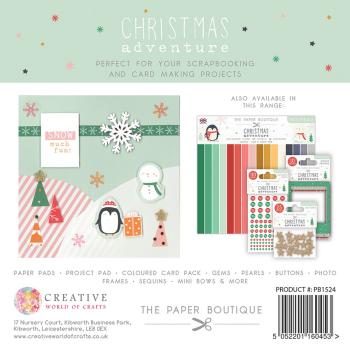 The Paper Boutique - Decorative Paper -  Christmas adventure - 8x8 Inch - Paper Pad - Designpapier