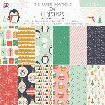 The Paper Boutique - Decorative Paper - Christmas adventure - 12x12 Inch - Paper Pad - Designpapier