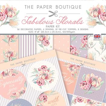 The Paper Boutique - Paper Kit - Fabulous floral - Die Cut Toppers - Designpapier 