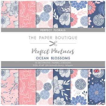 The Paper Boutique - Perfect Partners -  Ocean blossoms - 8x8 Inch - Designpapier