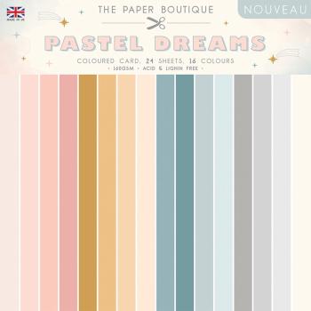 The Paper Boutique - Coloured Card - Pastel dreams - 8x8 Inch - Cardstock