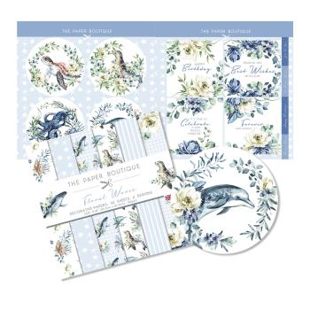 The Paper Boutique - Paper Kit - Floral waves  - Die Cut Toppers - Designpapier 