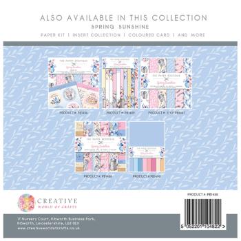 The Paper Boutique - Embellishment Pad - Spring sunshine - 8x8 Inch - Designpapier