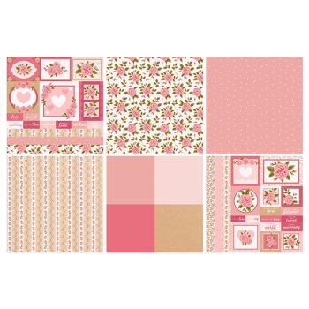 The Paper Boutique - Card-Making Pad -  Endless love  - 12x12 Inch - Paper Pad - Designpapier