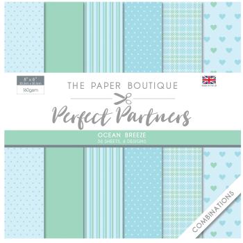 The Paper Boutique - Perfect Partners - Ocean breeze - 8x8 Inch - Designpapier