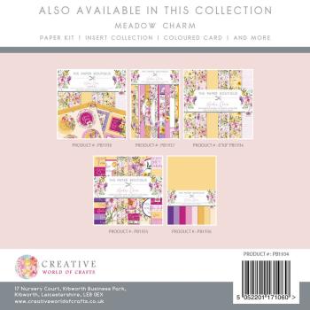 The Paper Boutique - Decorative Paper - Meadow Charm  - 8x8 Inch - Paper Pad - Designpapier