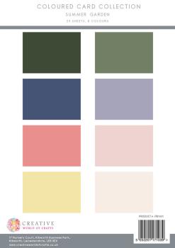 The Paper Boutique - Coloured Card - Summer Garden  - A4 - Cardstock
