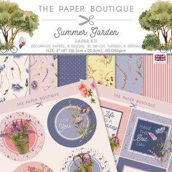 The Paper Boutique - Paper Kit - Summer Garden - Die Cut Toppers - Designpapier 