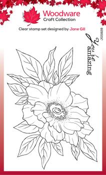 Woodware - Clear Stamps - Anemone - Stempel 