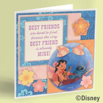 Creative Expressions - Card Making Kit 8x8 Inch - Lilo & Stitch 20th Anniversary 