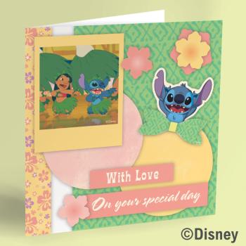 Creative Expressions - Card Making Kit 8x8 Inch - Lilo & Stitch 20th Anniversary 