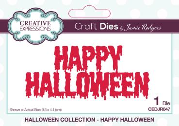 Creative Expressions - Craft Dies - Happy Halloween - Stanze