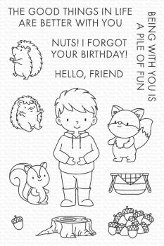 My Favorite Things Stempelset "Hoodie Weather" Clear Stamp Set